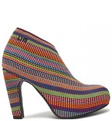 Botki na obcasie United Nude kolorowe