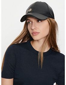 Czapka z daszkiem Guess czarna damska