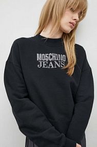 Bluza przez głowę Moschino Jeans  czarna 1716.3756