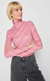 Longsleeve BIZUU  różowy damski SOPHIE.ROZOWY