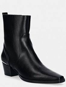 Botki na obcasie Twinset  czarne 242TGT022.000