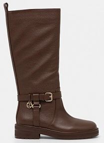 Kozaki Twinset  brązowe damskie 242TGT172.002