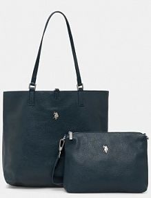 Torebka shopperka U.S. Polo Assn.  turkusowa BIURR8506WVP