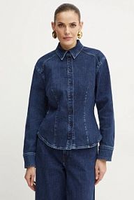 Koszula jeansowa Ivy Oak  granatowa IO112343