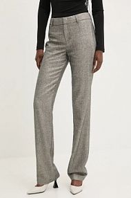 Spodnie eleganckie Chiara Ferragni  szare damskie 77CBA122