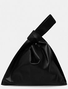 Torebka shopperka Nanushka  czarna NW23CRBG02399