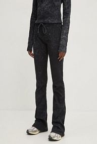 Spodnie dresowe Chiara Ferragni  czarne damskie 77CBAK02