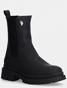 Sztyblety U.S. Polo Assn.  czarne damskie ALICYA003W.DU