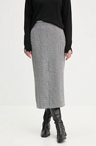 Spódnica midi Sandro Ferrone  szara SFS18YBEALLAN