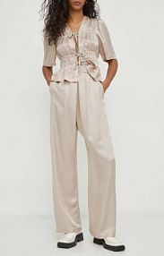 Spodnie eleganckie MUNTHE  beżowe damskie 1412.24230