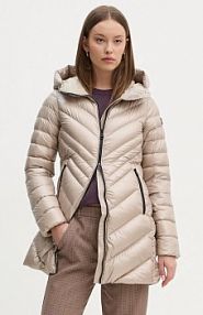 Kurtka puchowa Hetrego  beżowa damska 8N715