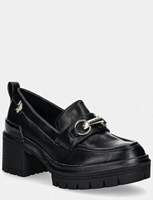 Mokasyny U.S. Polo Assn.  czarne damskie HALEY007W.DY1