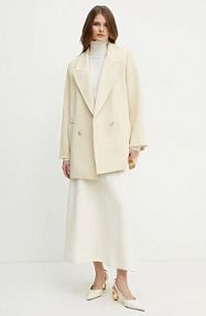 Płaszcz Ivy Oak  beżowy damski IO119100