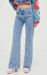 Jeansy Moschino Jeans  niebieskie damskie 0326.3236