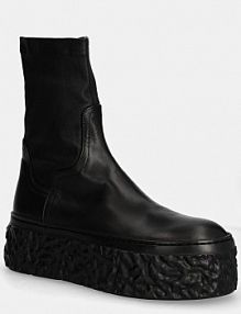 Botki AGL  czarne damskie D776501PGK068