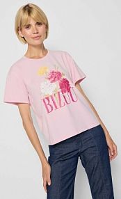 T-shirt BIZUU  różowy damski RIFA.ROZOWY