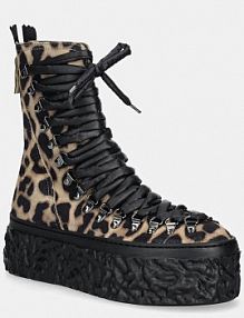 Botki AGL  beżowe damskie D776505PGIRBI