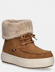 Śniegowce U.S. Polo Assn.  brązowe damskie ICY001W.DHF1