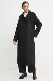 Płaszcz Boss Orange  czarny damski 50524463