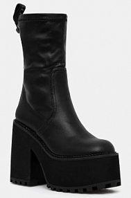 Botki na obcasie Buffalo  czarne 1622376.BLK