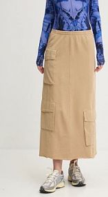 Spódnica maxi Desigual  beżowa 24WWFK02