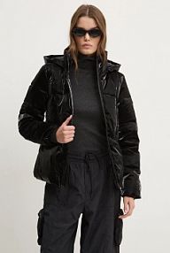 Kurtka puchowa Desigual  czarna damska 24WWEWBP