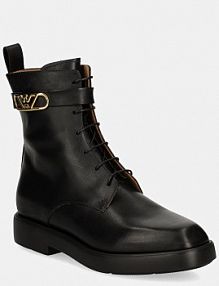 Botki Emporio Armani  czarne damskie EW000423.AF11