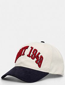 Czapka z daszkiem Gant  beżowa damska 9950138