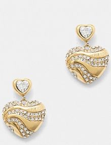 Kolczyki Guess  złote JUBE04.499JW