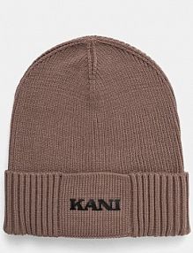 Czapka zimowa Karl Kani  brązowa damska 70200014