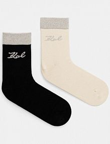 Skarpetki Karl Lagerfeld  czarne damskie 246W6001