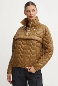 Kurtka puchowa K-way  brązowa damska K6126EW