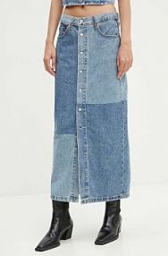 Spódnica midi Levi's  niebieska 000OF