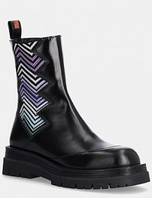 Botki Missoni  czarne damskie MW50.050