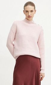 Sweter Morgan  różowy damski MSTORI