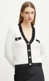 Kardigan Morgan  biały MOGUIN