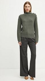 Sweter Morgan  zielony damski MSTORI