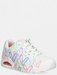 Sneakersy Skechers  białe damskie 155507.PPYY