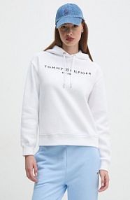 Bluza przez głowę Tommy Hilfiger  biała WW0WW43598