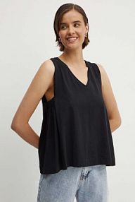 Bluzka United Colors of Benetton  czarna damska 3096D1075