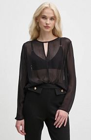 Bluzka United Colors of Benetton  czarna damska 5TDEDQ09H