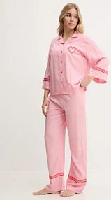 Piżama United Colors of Benetton  różowa damska 4Q1G3P00L