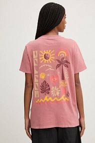 T-shirt Volcom  różowy damski B3532400