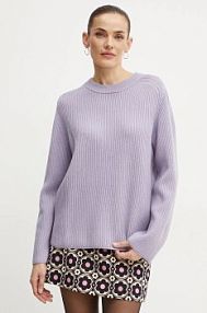 Sweter MICHAEL Michael Kors  fioletowy damski MF460YPF2G