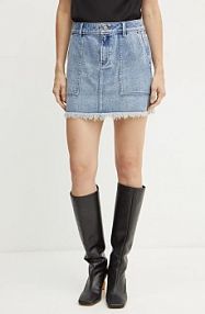 Spódnica mini MICHAEL Michael Kors  niebieska MF470G6FAU