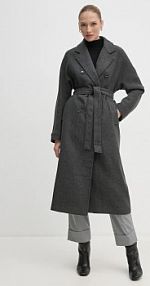 Płaszcz Oui  szary damski 89833