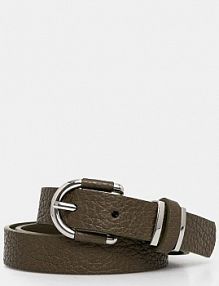 Pasek Sisley  zielony damski 6HEEWL02N