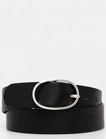 Pasek Sisley  czarny damski 6G8ZWL02M