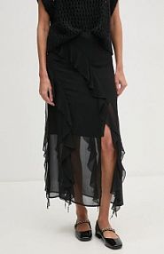 Spódnica maxi Sisley  czarna 4T2VL002I