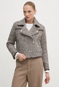 Kurtka przejściowa Sisley  szara damska 2NLELN050